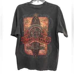 Flora-Bama Gray Comfort Colors Men’s Large T-Shirt